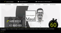 Desktop Screenshot of dr-maul.de